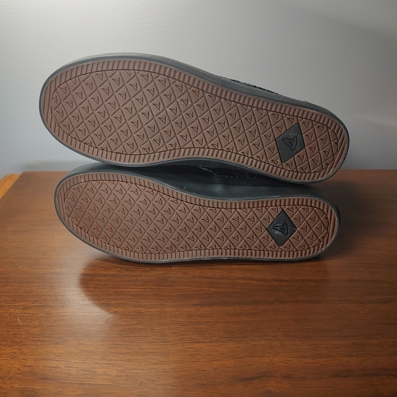 Sperry Black Leopard Spot Faux Fur Lined Booties W 7.5 NWOB! - Picture 5 of 6